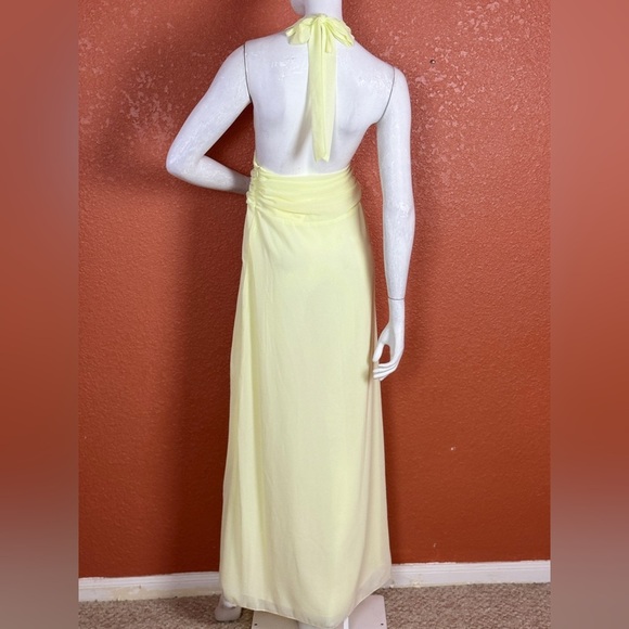 Peppermayo Light Yellow Chiffon Dress Size 2. E68 - Picture 12 of 14